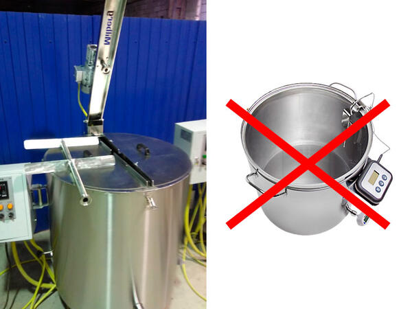 Home vs industrial cheese vat: choosing the equipment
