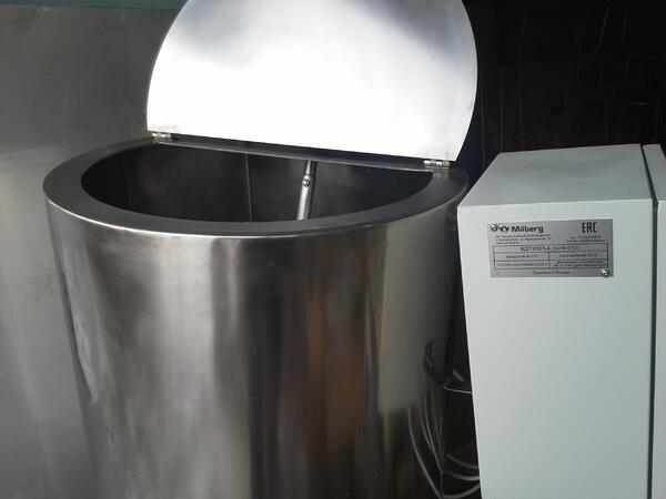 VDP batch pasteurizer for producing pasteurized milk and tvorog