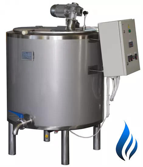 VDP batch pasteurizer with gas heating (boiler)