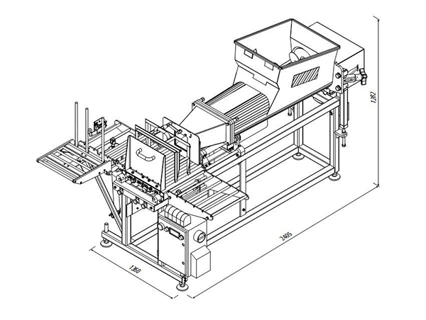 Butter and spread carton packing machine
