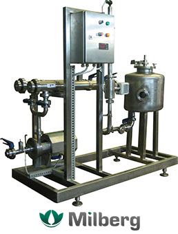 SPM milk reception and metering station