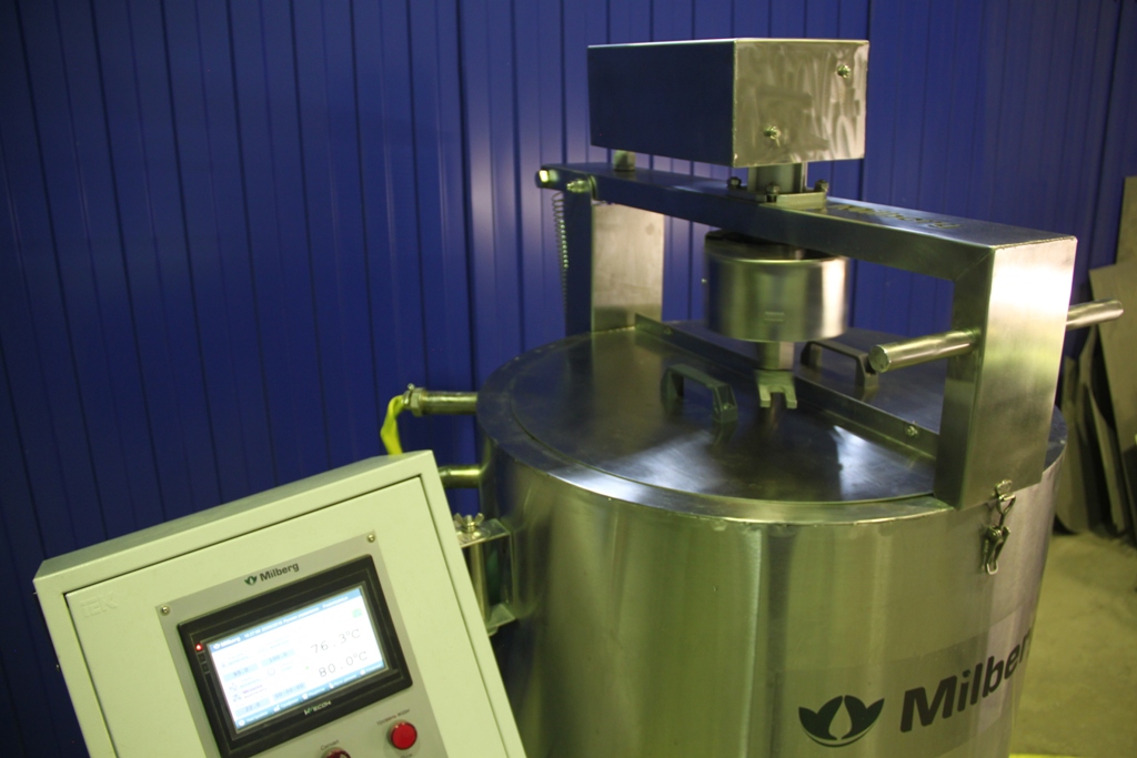 VSA-P automatic cheese vat with planetary agitator