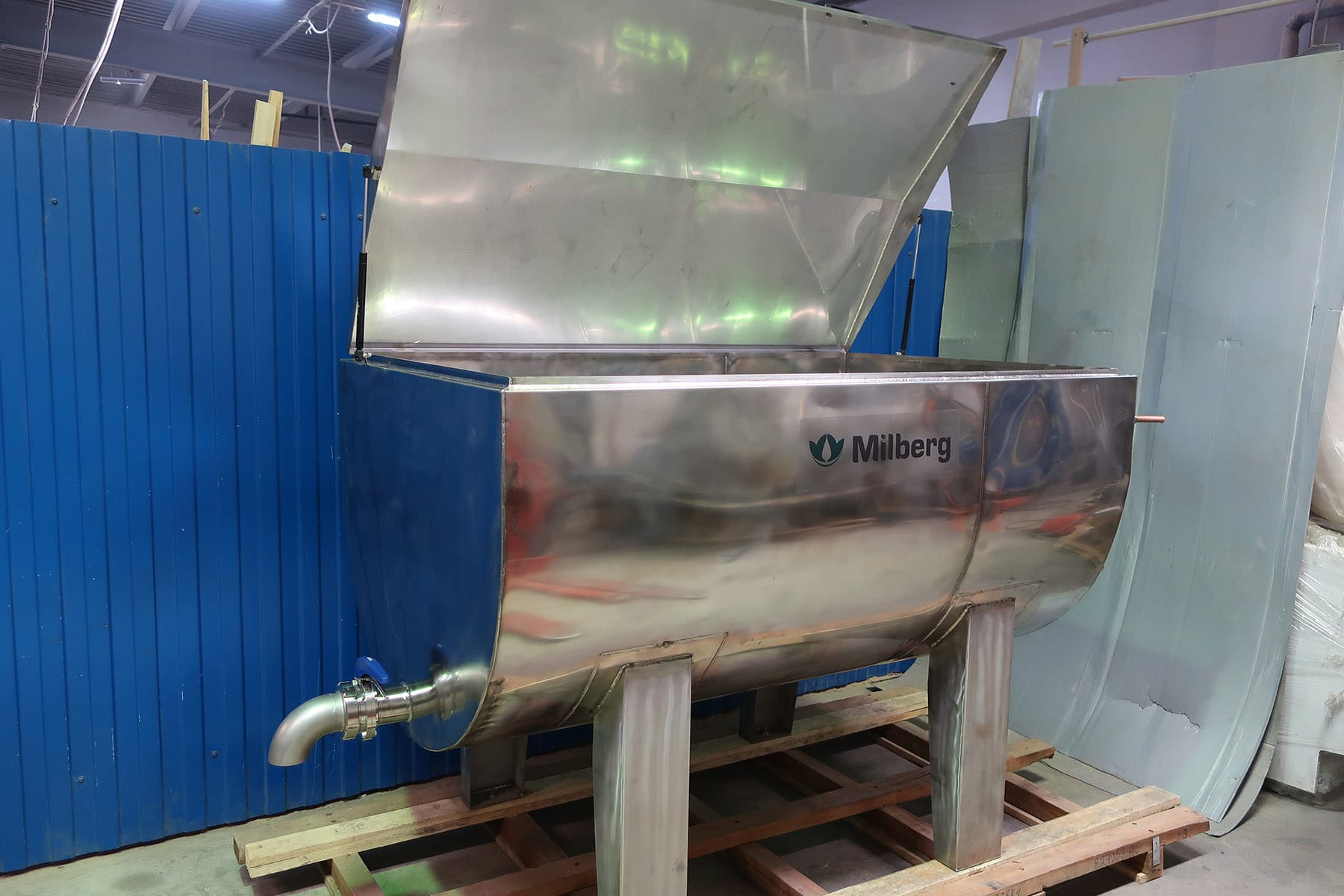 VT curd vat for a tvorog workshop