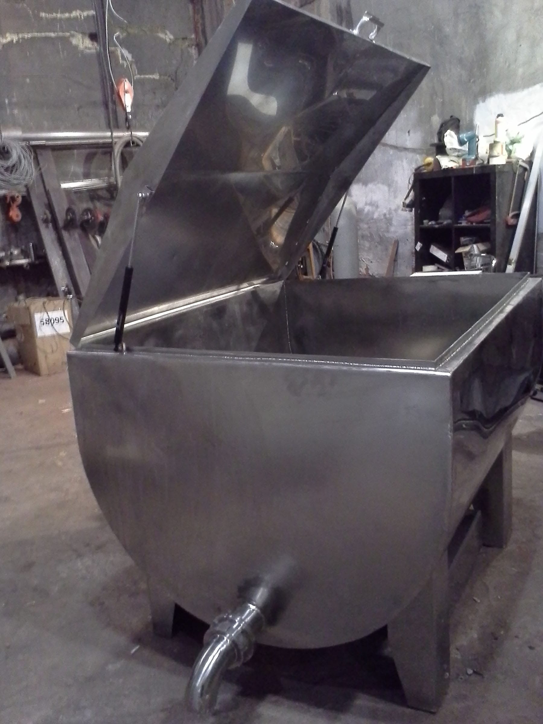 VT curd vat — general view